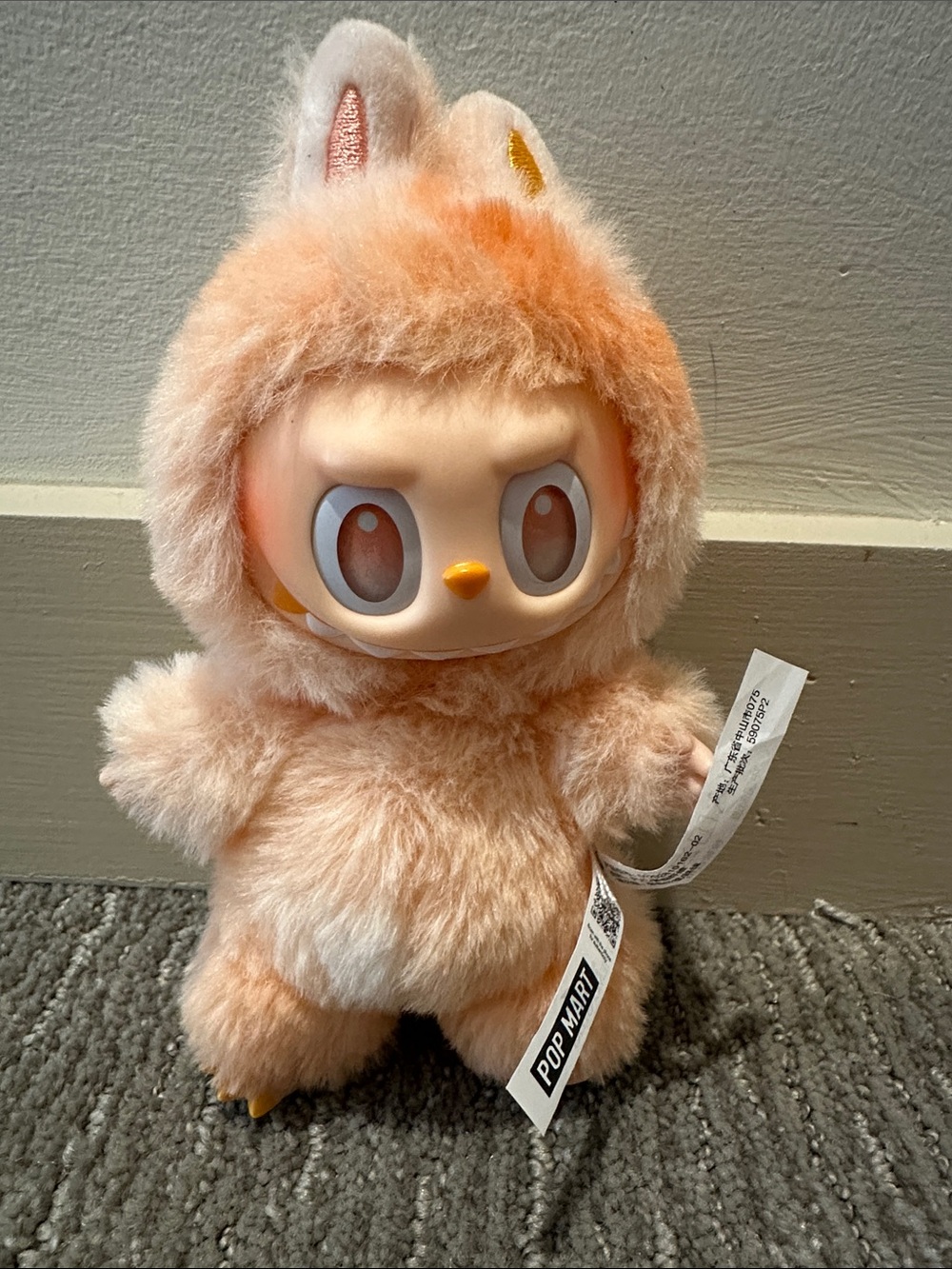 Peach Fuzzy Small Pet Plush Toy by POP MART